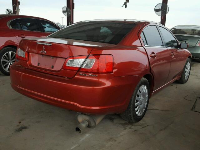 4A32B3FF6BE015511 - 2011 MITSUBISHI GALANT ES RED photo 4