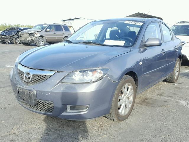 JM1BK12G971689141 - 2007 MAZDA 3 I BLUE photo 2