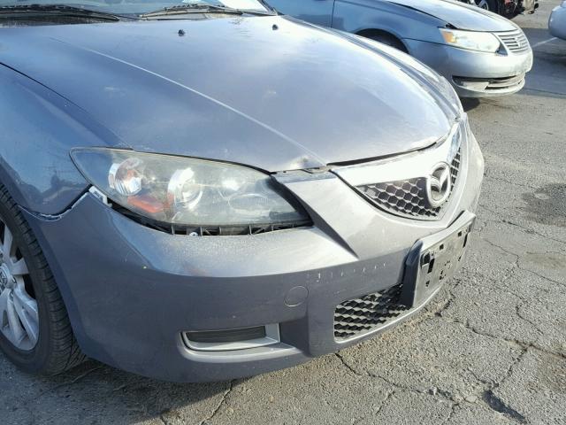 JM1BK12G971689141 - 2007 MAZDA 3 I BLUE photo 9