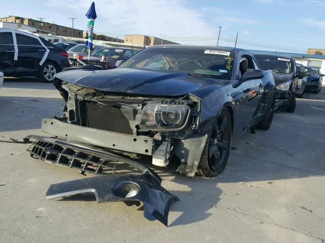 2G1FS1EW5B9180651 - 2011 CHEVROLET CAMARO SS Grafito foto 2