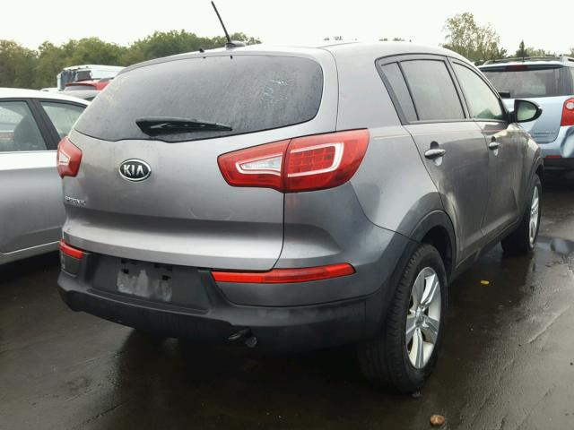 KNDPB3A21C7195130 - 2012 KIA SPORTAGE B GRAY photo 4