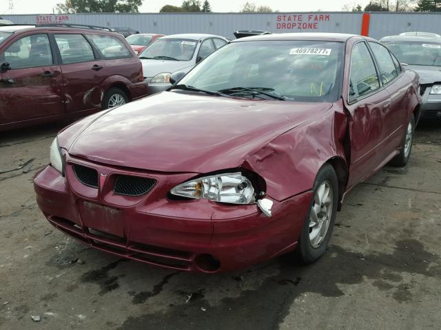 1G2NE52F64C225926 - 2004 PONTIAC GRAND AM S RED photo 2