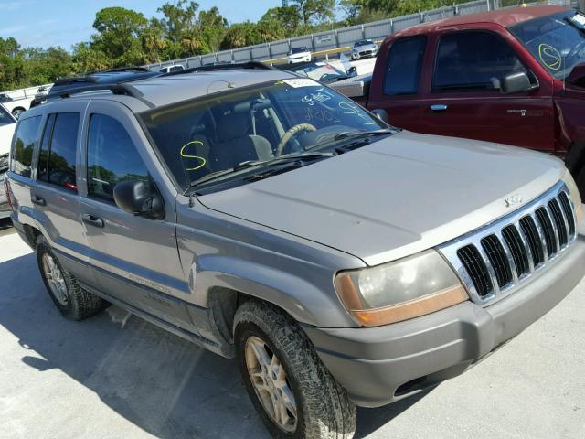 1J4GX48S12C140142 - 2002 JEEP GRAND CHER GRAY photo 1