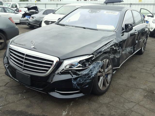 WDDUG6DBXHA290738 - 2017 MERCEDES-BENZ S 550E BLACK photo 2