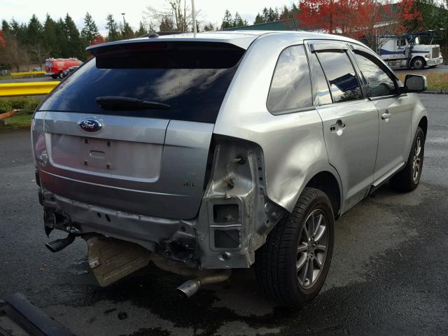 2FMDK38C57BB55112 - 2007 FORD EDGE SEL SILVER photo 4