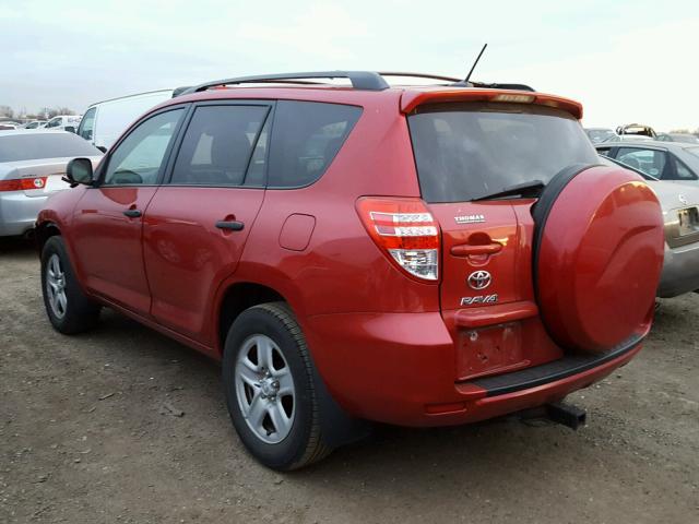 2T3ZF4DV3BW081397 - 2011 TOYOTA RAV4 RED photo 3