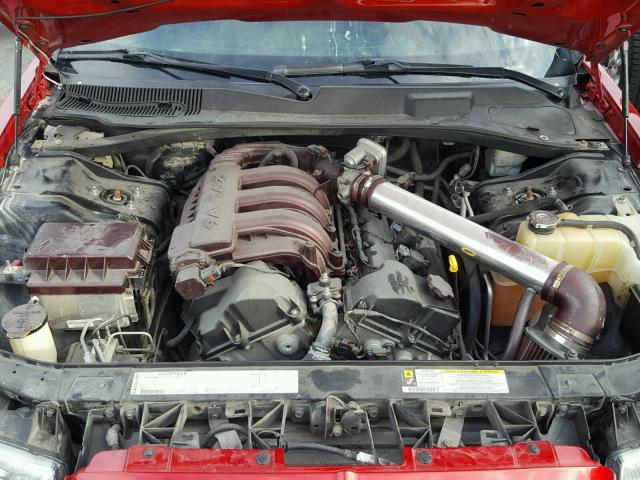 2C3KA43R37H829372 - 2007 CHRYSLER 300 RED photo 7