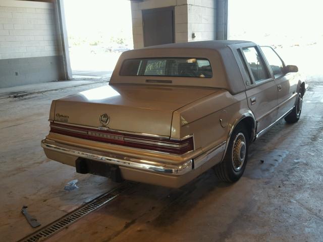 1C3XV56L4ND791989 - 1992 CHRYSLER IMPERIAL GRAY photo 4