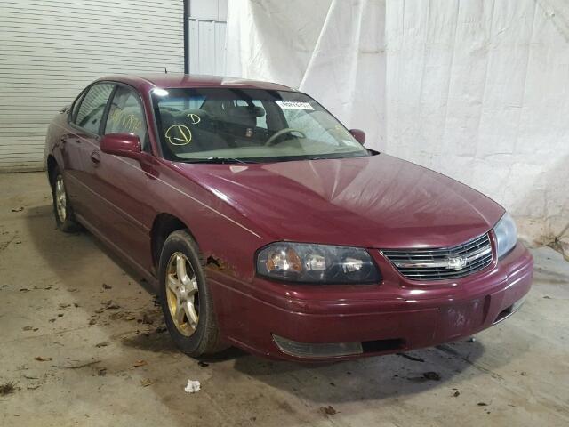 2G1WH52KX59212666 - 2005 CHEVROLET IMPALA LS MAROON photo 1