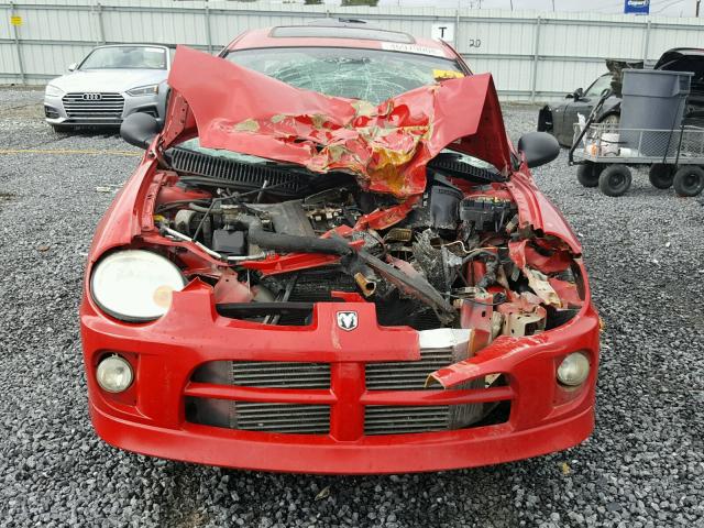 1B3ES66S05D108227 - 2005 DODGE NEON SRT-4 RED photo 10