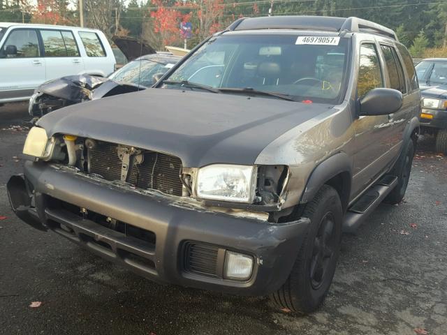 JN8DR09YX2W736156 - 2002 NISSAN PATHFINDER BROWN photo 2