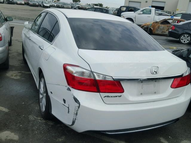 1HGCR2F78FA183459 - 2015 HONDA ACCORD EX WHITE photo 3