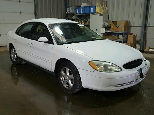 1FAFP55U72A166209 - 2002 FORD TAURUS SES WHITE photo 1