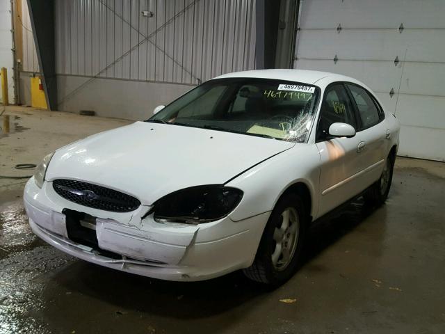 1FAFP55U72A166209 - 2002 FORD TAURUS SES WHITE photo 2