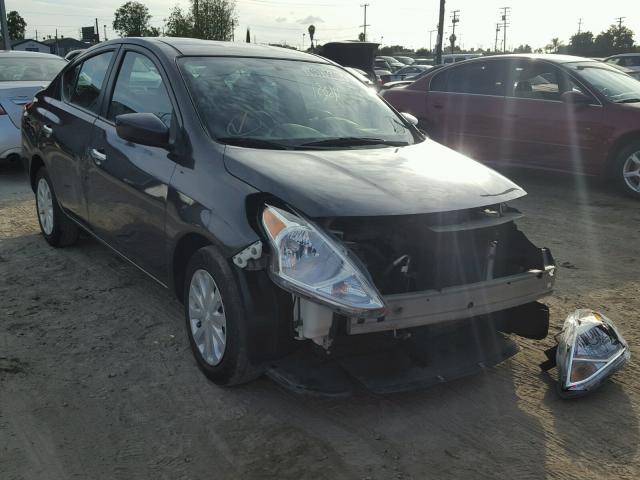 3N1CN7AP8FL939589 - 2015 NISSAN VERSA S GRAY photo 1