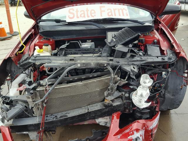 1C3LC45K68N676042 - 2008 CHRYSLER SEBRING RED photo 7