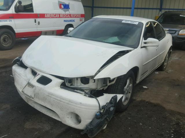 1G2WK52J62F258681 - 2002 PONTIAC GRAND PRIX WHITE photo 2