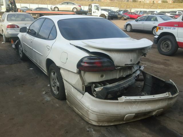 1G2WK52J62F258681 - 2002 PONTIAC GRAND PRIX WHITE photo 3