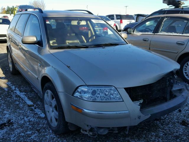 WVWYH63B92E007000 - 2002 VOLKSWAGEN PASSAT GLX BEIGE photo 1