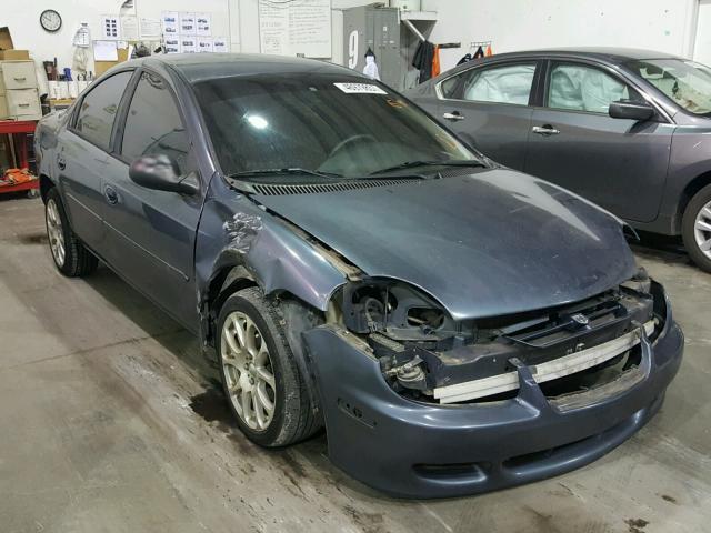 1B3ES46C02D548621 - 2002 DODGE NEON SE GRAY photo 1