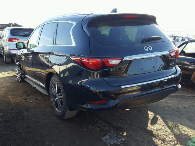 5N1DL0MN5HC514589 - 2017 INFINITI QX60 BLACK photo 3