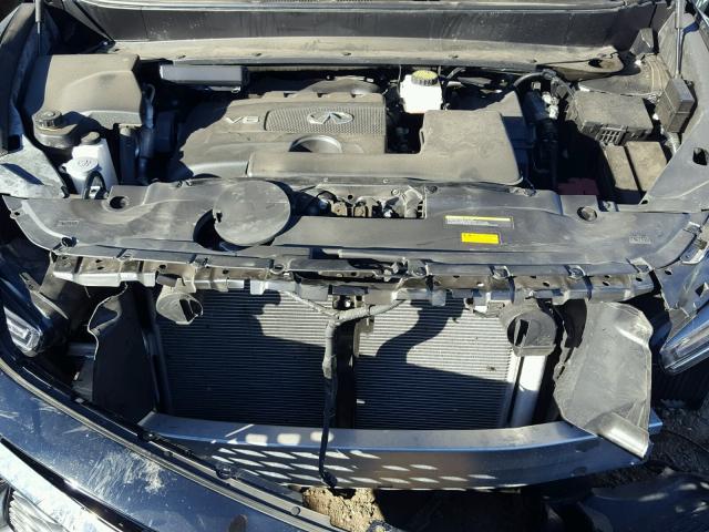 5N1DL0MN5HC514589 - 2017 INFINITI QX60 BLACK photo 7