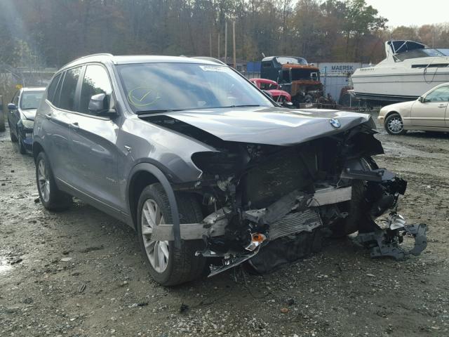 5UXWY3C53F0E95526 - 2015 BMW X3 XDRIVE2 Серый фото 1