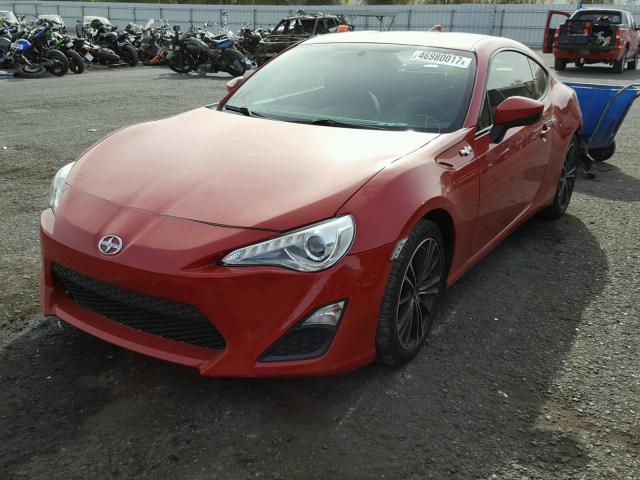 JF1ZNAA11F9700884 - 2015 TOYOTA SCION FR-S RED photo 2