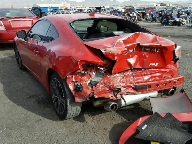 JF1ZNAA11F9700884 - 2015 TOYOTA SCION FR-S წითელი ფოტო 3