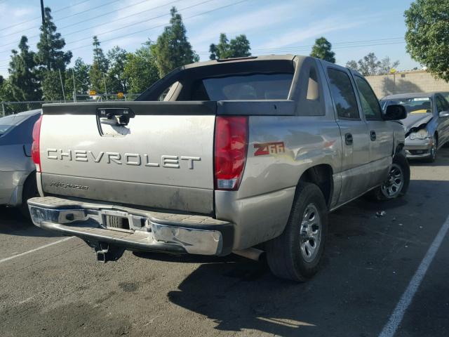 3GNEC13T63G284427 - 2003 CHEVROLET AVALANCHE 银色 照片 4