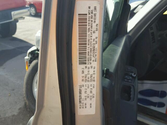 1J4PN2GK9BW562153 - 2011 JEEP LIBERTY SP SILVER photo 10