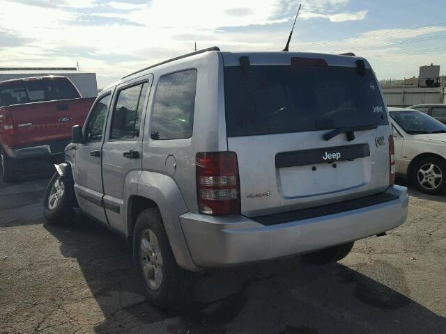 1J4PN2GK9BW562153 - 2011 JEEP LIBERTY SP SILVER photo 3