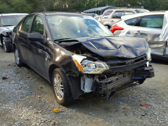 1FAHP35N68W288092 - 2008 FORD FOCUS SE BLACK photo 1