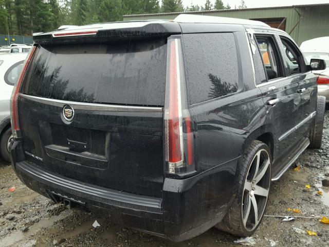 1GYS3BKJ6FR227693 - 2015 CADILLAC ESCALADE BLACK photo 4