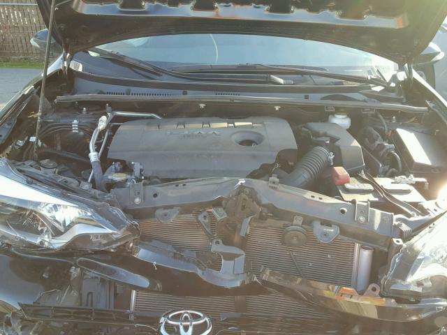 5YFBURHEXFP360215 - 2015 TOYOTA COROLLA L BLACK photo 7