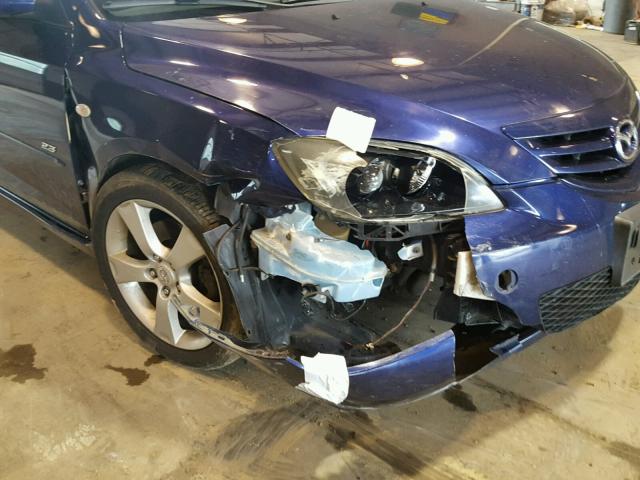 JM1BK143X61501817 - 2006 MAZDA 3 HATCHBAC BLUE photo 9