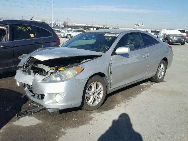 4T1CE38P34U835280 - 2004 TOYOTA CAMRY SOLA SILVER photo 2