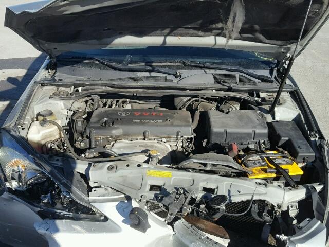 4T1CE38P34U835280 - 2004 TOYOTA CAMRY SOLA SILVER photo 7