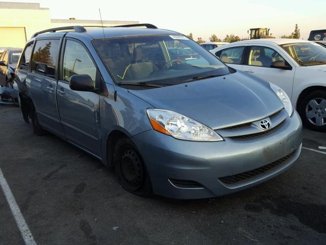 5TDZK23C18S192735 - 2008 TOYOTA SIENNA CE BLUE photo 1