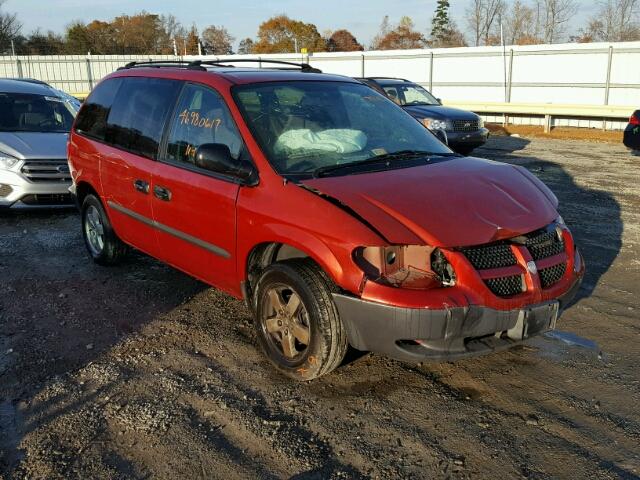 1D4GP25343B103264 - 2003 DODGE CARAVAN SE RED photo 1