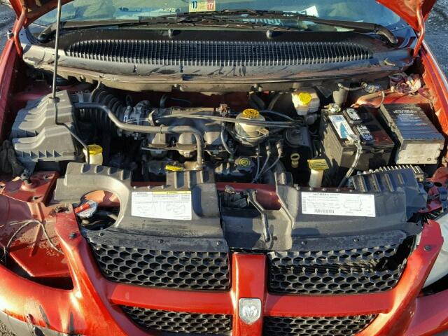 1D4GP25343B103264 - 2003 DODGE CARAVAN SE RED photo 7