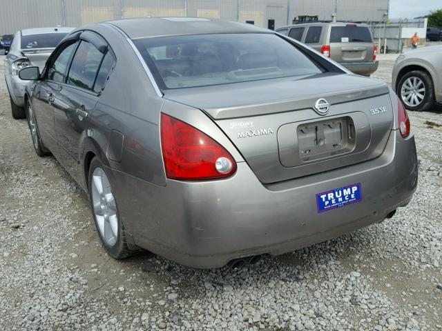 1N4BA41E84C806413 - 2004 NISSAN MAXIMA SE BEIGE photo 3