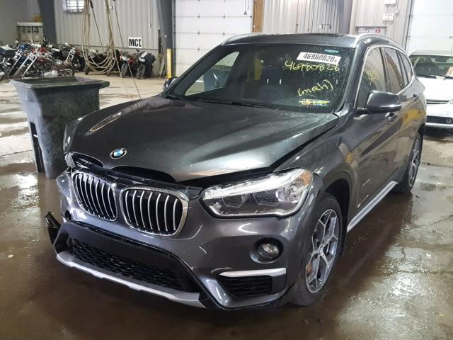 WBXHT3C37G5E47350 - 2016 BMW X1 XDRIVE2 GRAY photo 2