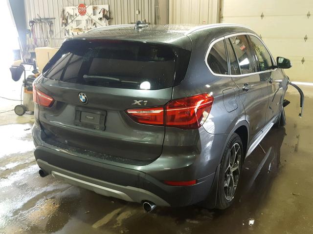 WBXHT3C37G5E47350 - 2016 BMW X1 XDRIVE2 GRAY photo 4