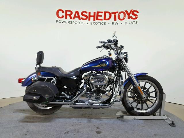 1HD1CX3199K421806 - 2009 HARLEY-DAVIDSON XL1200 L BLUE photo 1