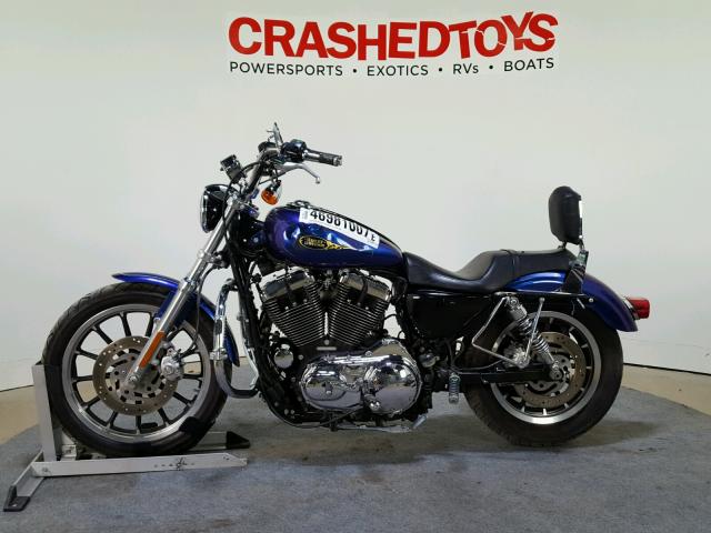 1HD1CX3199K421806 - 2009 HARLEY-DAVIDSON XL1200 L BLUE photo 5