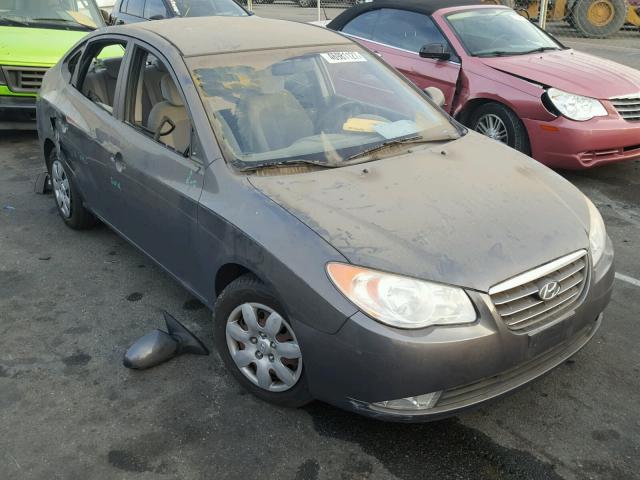 KMHDU46D49U593211 - 2009 HYUNDAI ELANTRA GRAY photo 1