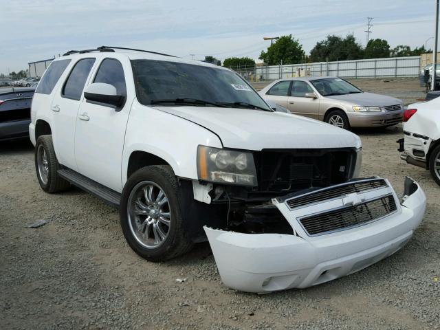 1GNFK13027R108445 - 2007 CHEVROLET TAHOE K150 WHITE photo 1