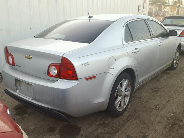 1G1ZH57B994158887 - 2009 CHEVROLET MALIBU 1LT SILVER photo 4