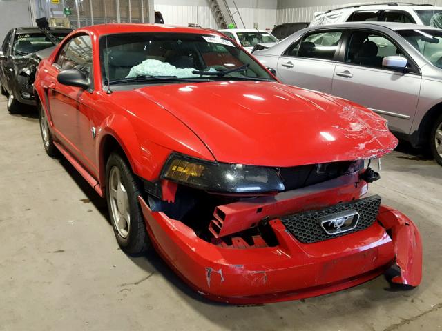 1FAFP40494F120128 - 2004 FORD MUSTANG RED photo 1